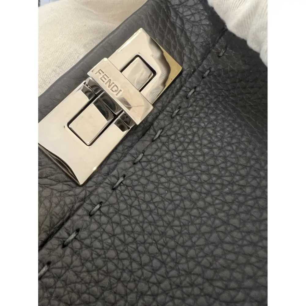 Fendi Peekaboo leather tote - image 6