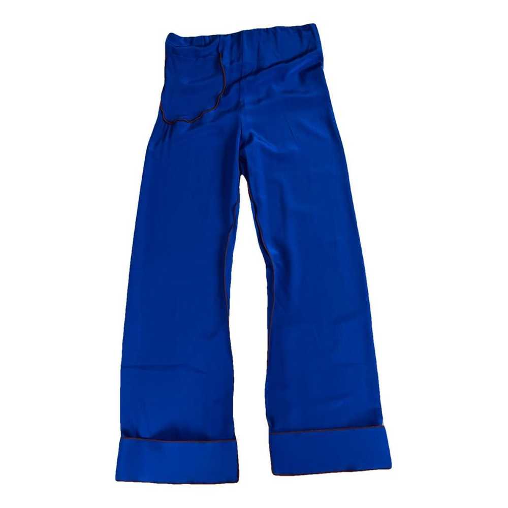 Peet Dullaert Silk slim pants - image 1