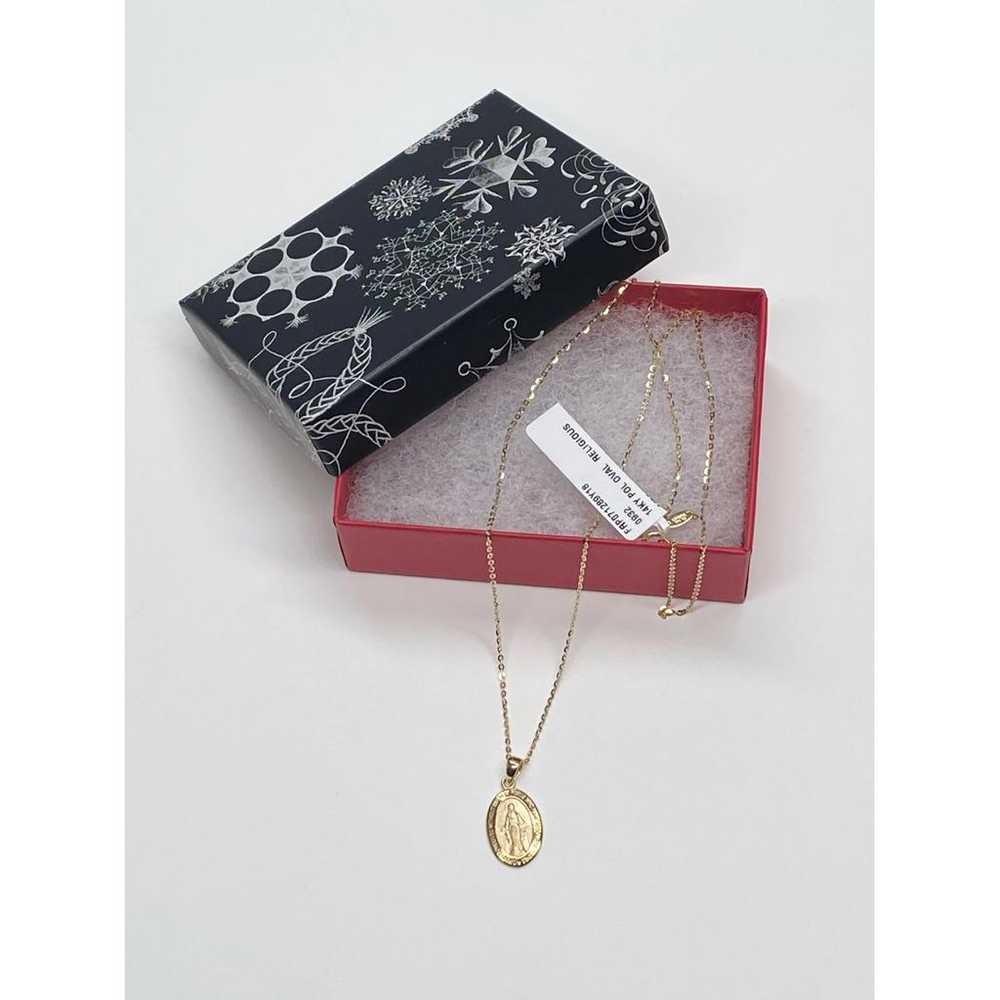 Saks Fifth Avenue Collection Yellow gold necklace - image 2