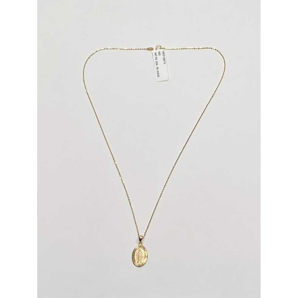 Saks Fifth Avenue Collection Yellow gold necklace - image 3