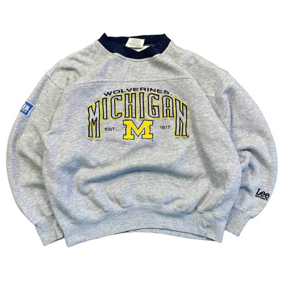 vintage Michigan Wolverines NCAA embroidered men'… - image 1