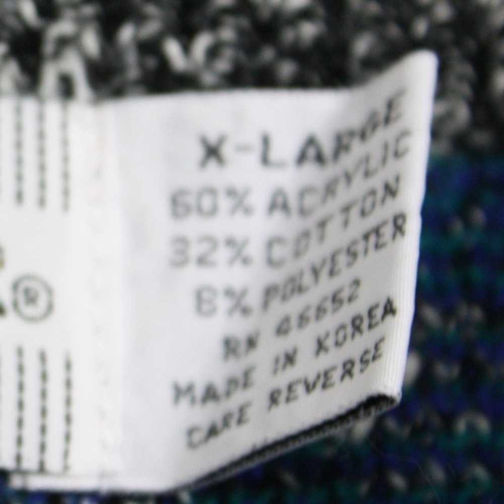 Vintage McGregor Sweater Men's Size XL Blue Marle… - image 7