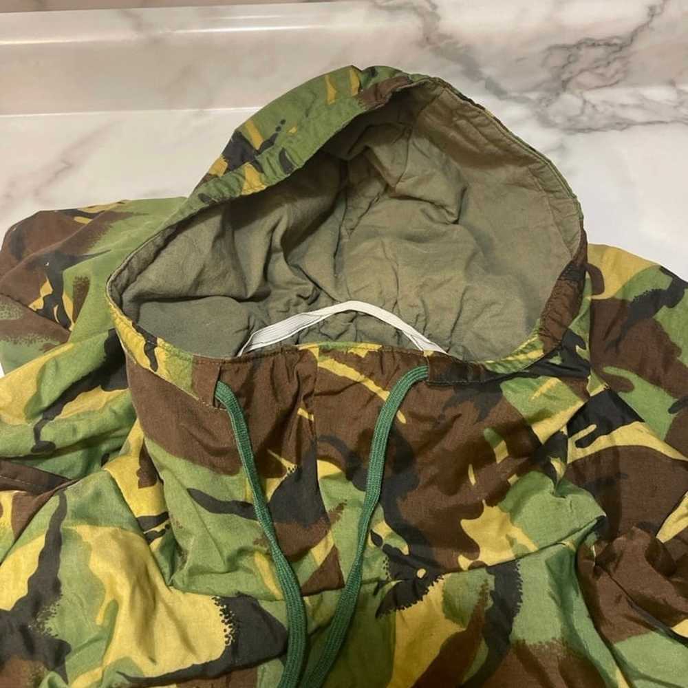 Vintage British Army Camouflage Hooded anorak - image 4