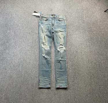 Amiri AMIRI Ink Splashing Damage Jeans - image 1