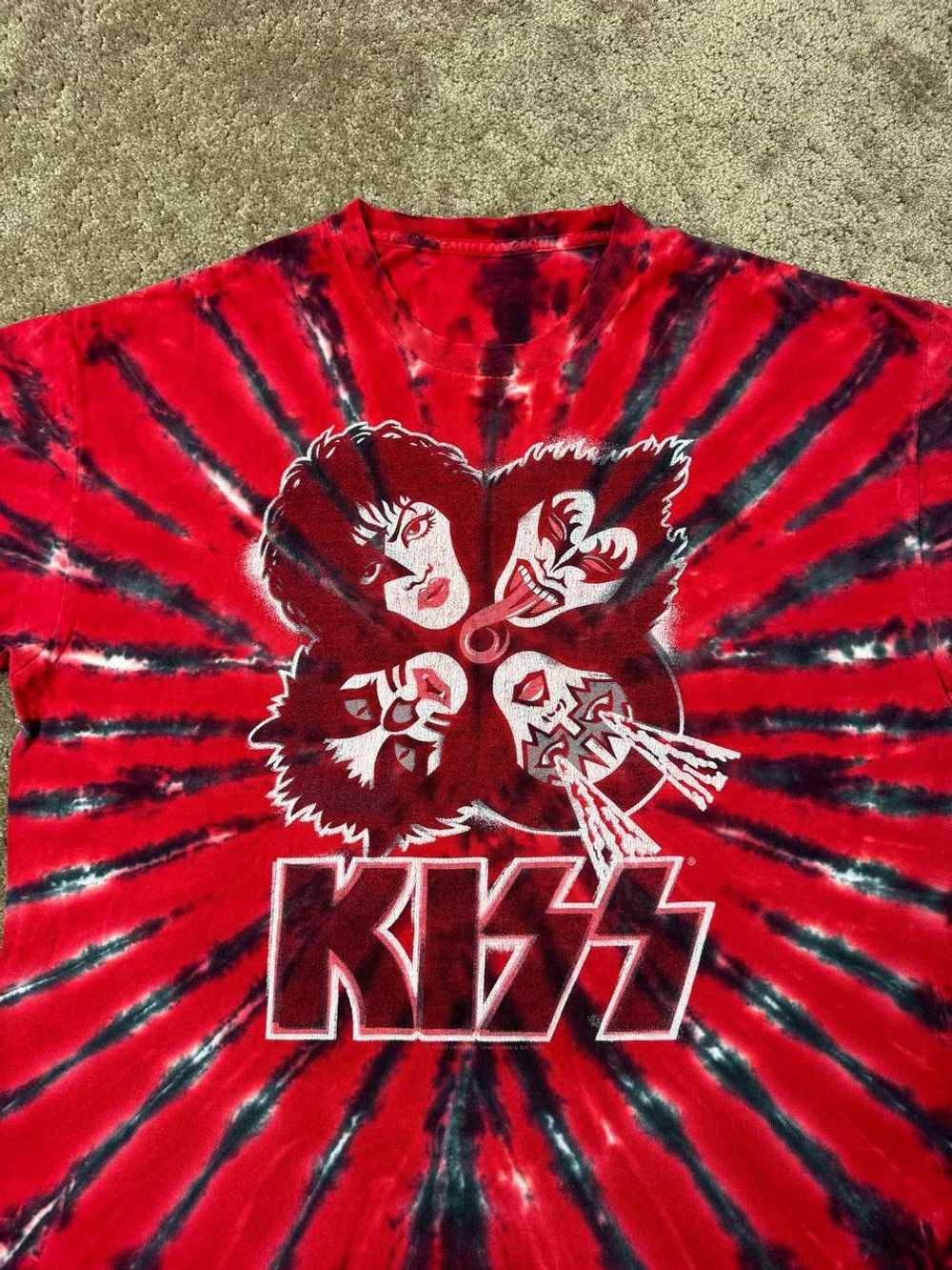 Kiss × Vintage Vintage mens Avangarde T-shirt KIS… - image 3