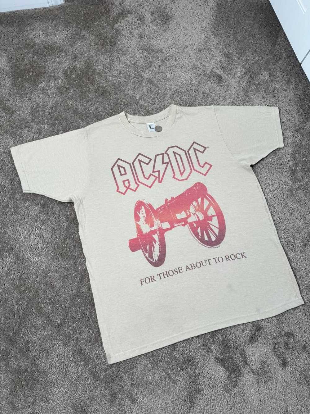 Ac/Dc × Vintage Vintage men’s T-shirt AC/DC For T… - image 2