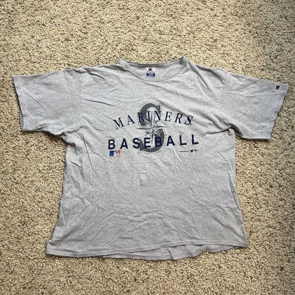 Champion Seattle Mariners Shirt Mens Size 2XL Gra… - image 1