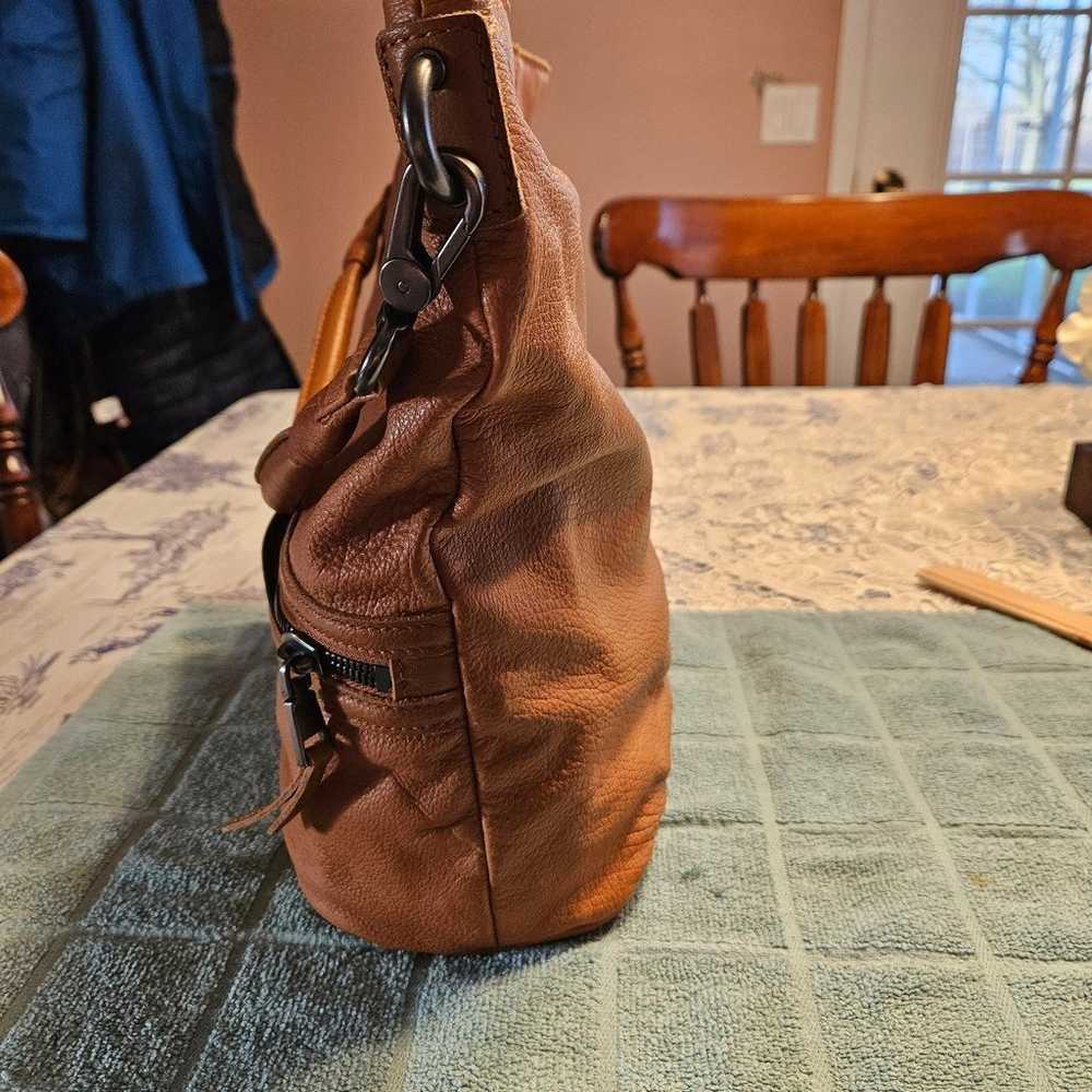 Leather over the shoulder/crossbody bag - image 3