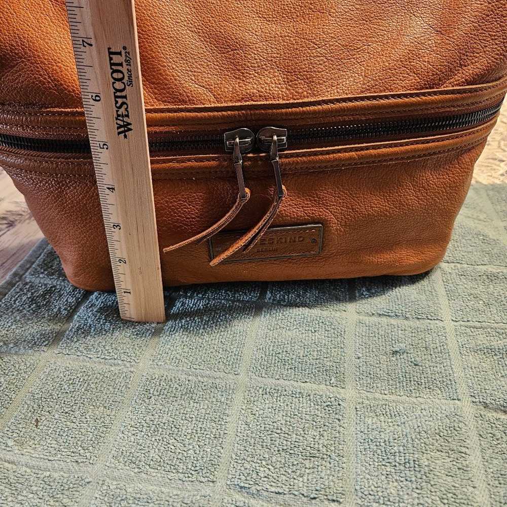 Leather over the shoulder/crossbody bag - image 4