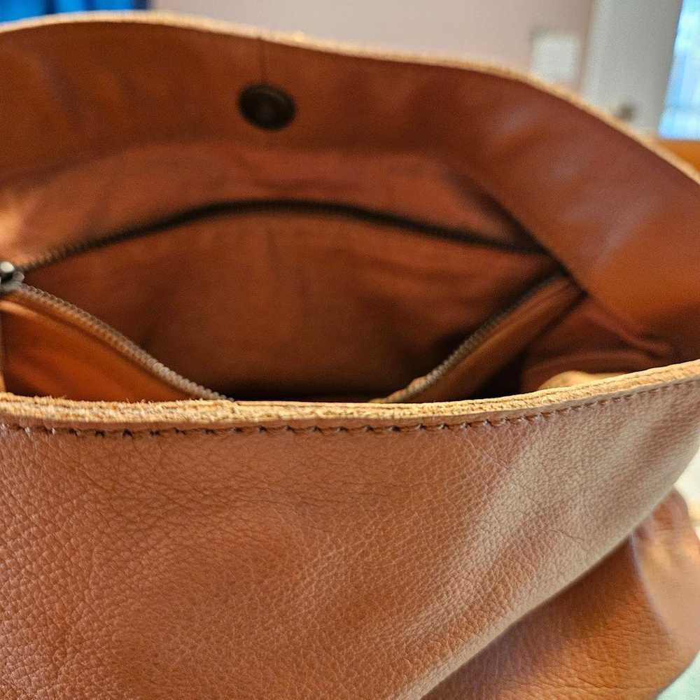 Leather over the shoulder/crossbody bag - image 7