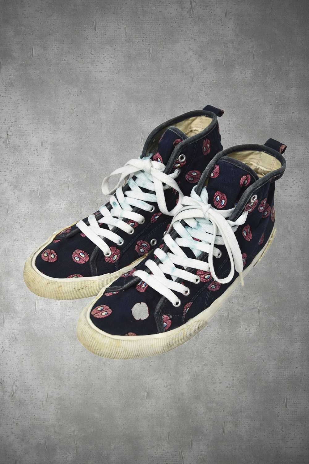 Undercover UNDERCOVER/graphic canvas shoes/25792 … - image 1