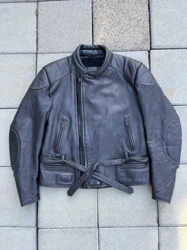 Leather Jacket × Racing × Vintage Vintage Distress
