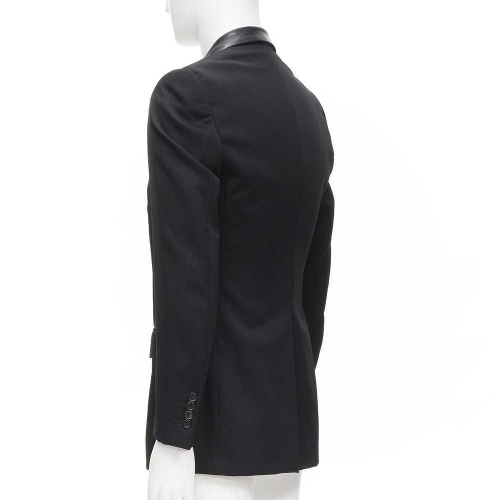 Dior DIOR HOMME Hedi Slimane black leather collar… - image 7