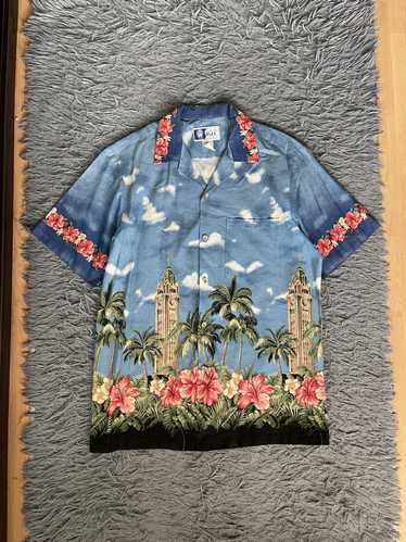 Hawaiian Shirt × Made In Usa × Vintage 90s vintag… - image 1