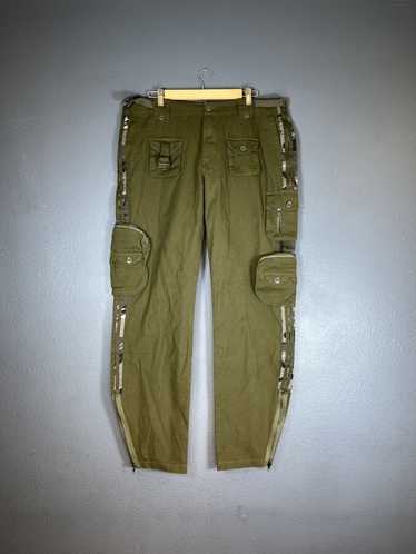 Vintage Free Knight Pants Mens 38 Green Cargo Mil… - image 1