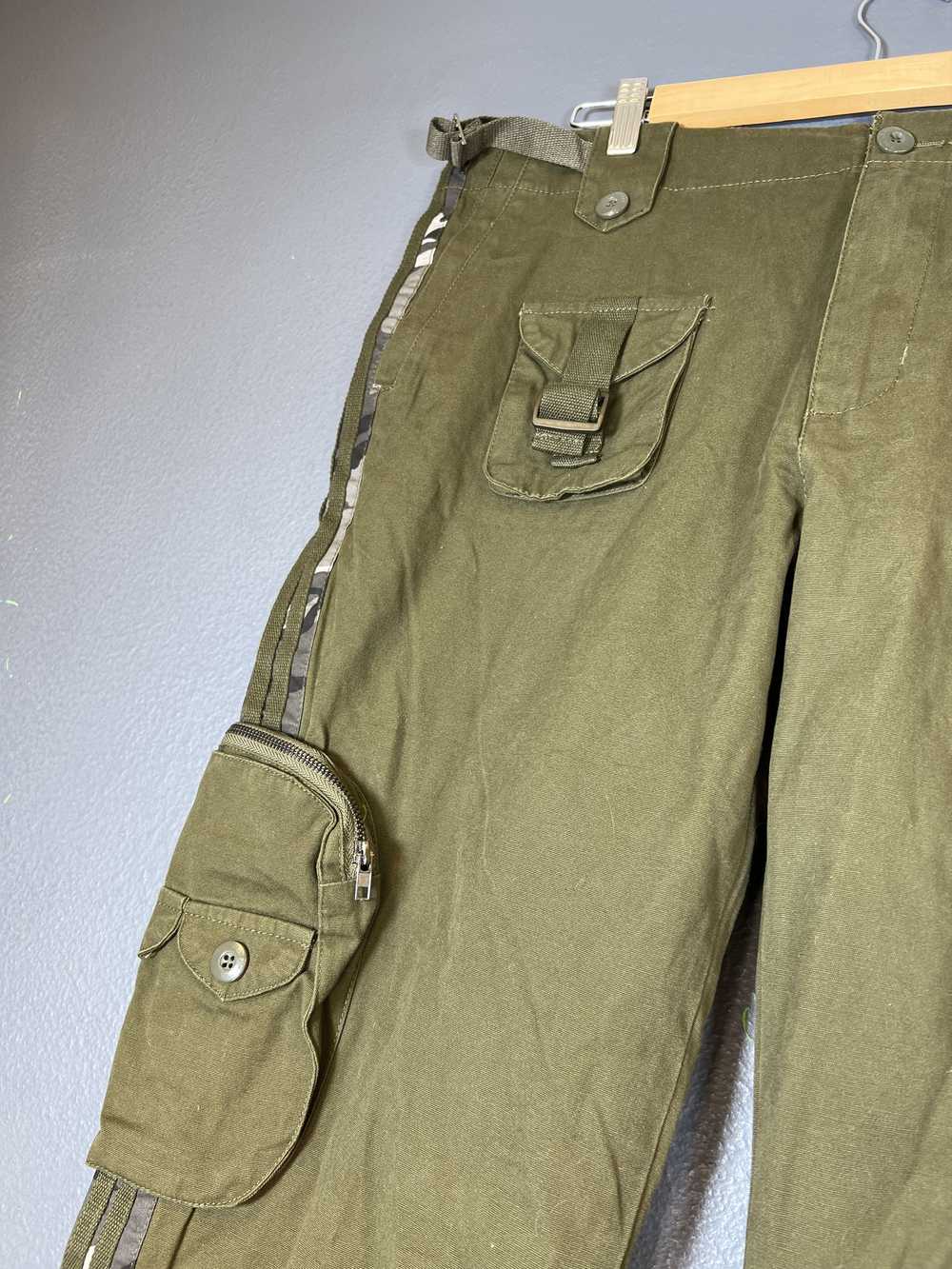 Vintage Free Knight Pants Mens 38 Green Cargo Mil… - image 3