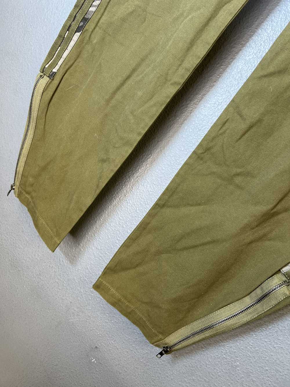Vintage Free Knight Pants Mens 38 Green Cargo Mil… - image 5