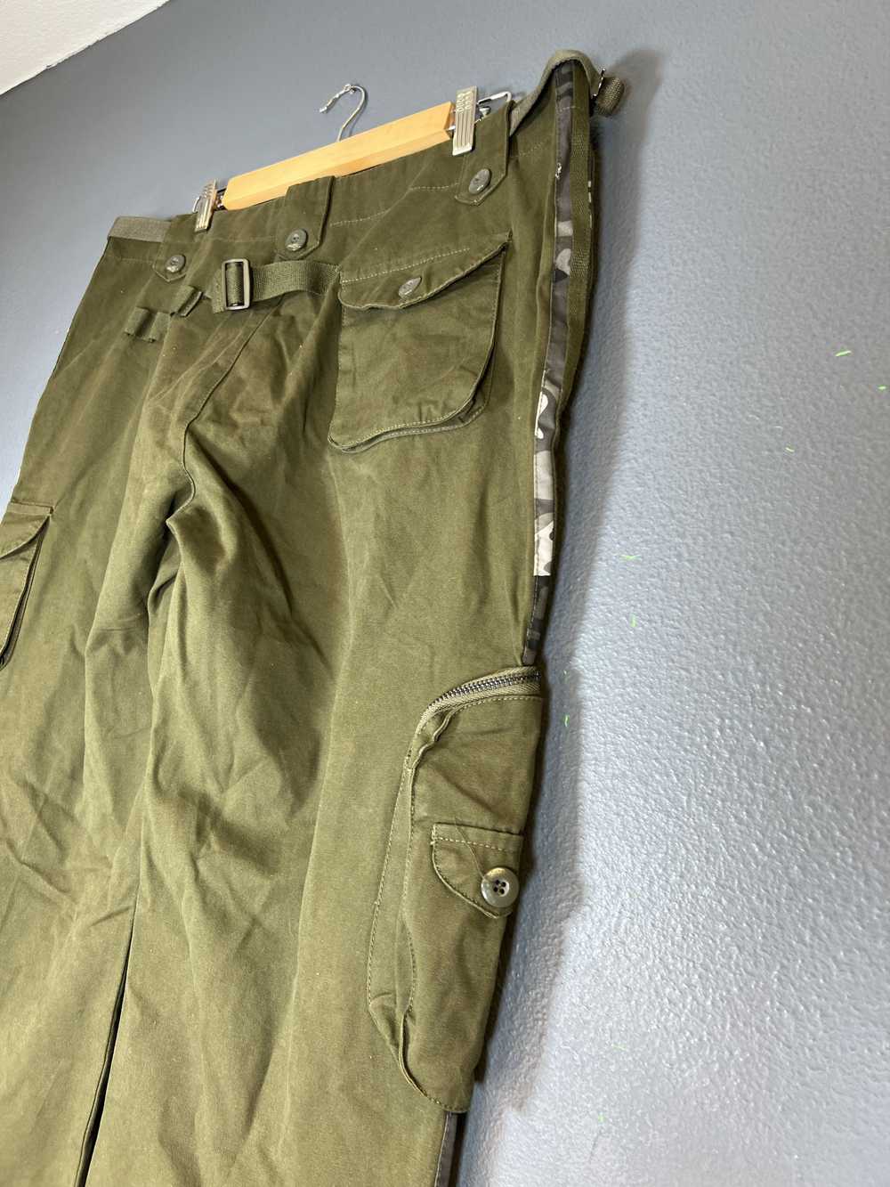 Vintage Free Knight Pants Mens 38 Green Cargo Mil… - image 8