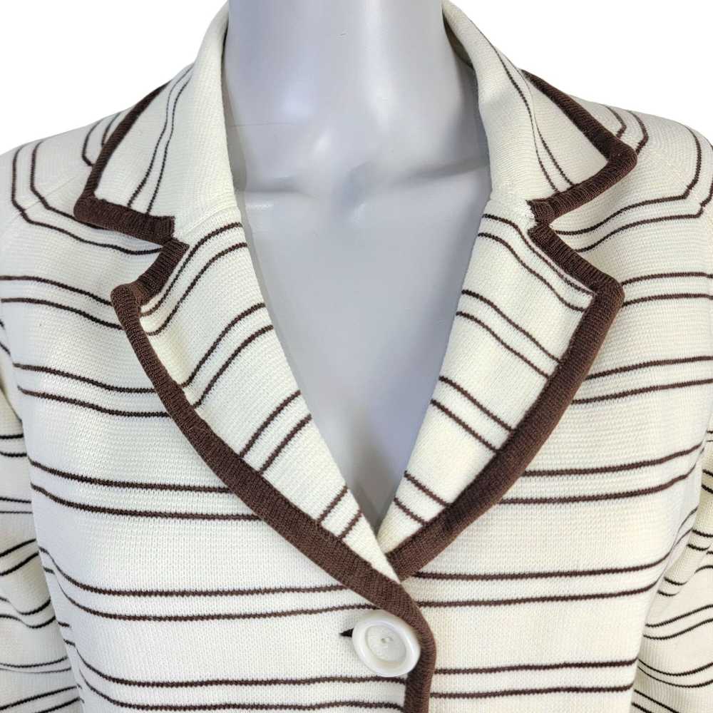 Vintage Vintage 70s Stripe Cardigan Sweater Women… - image 11