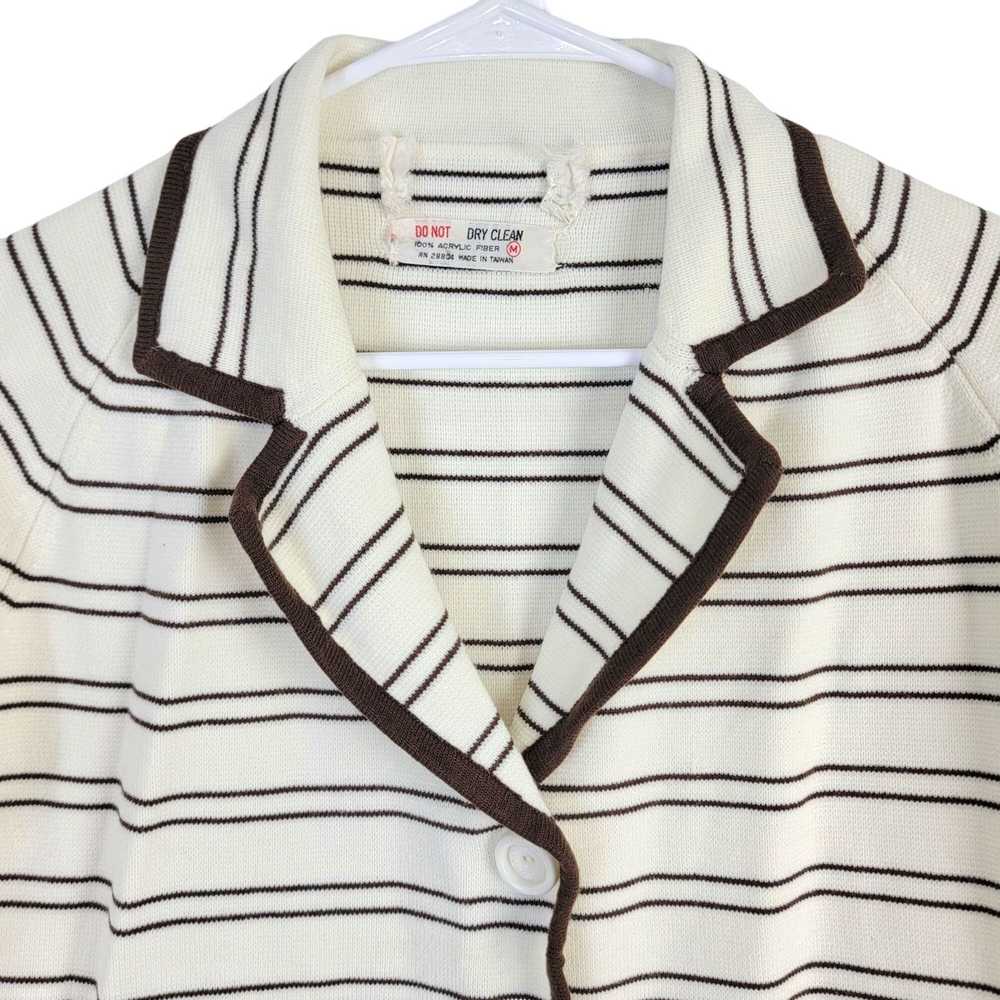 Vintage Vintage 70s Stripe Cardigan Sweater Women… - image 12