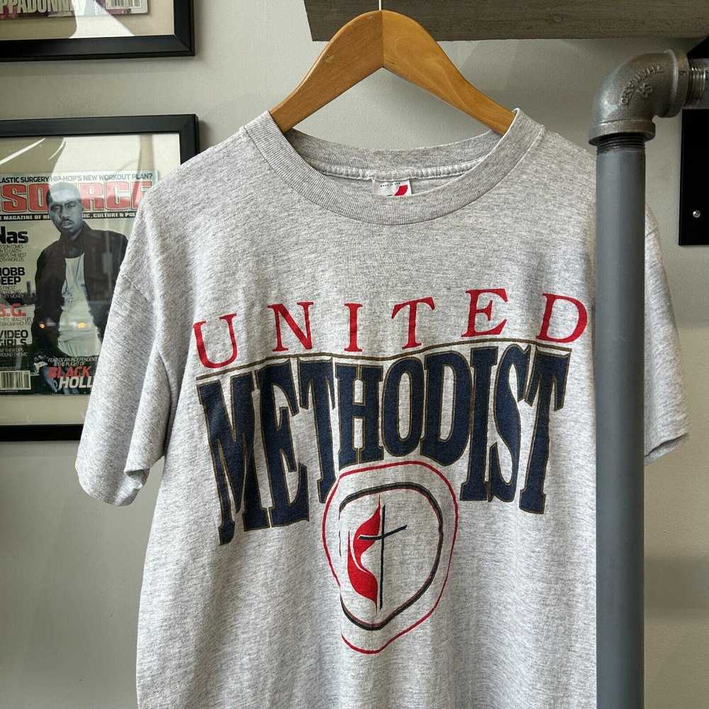 Vintage VINTAGE 90s | United Methodist Church T-S… - image 1