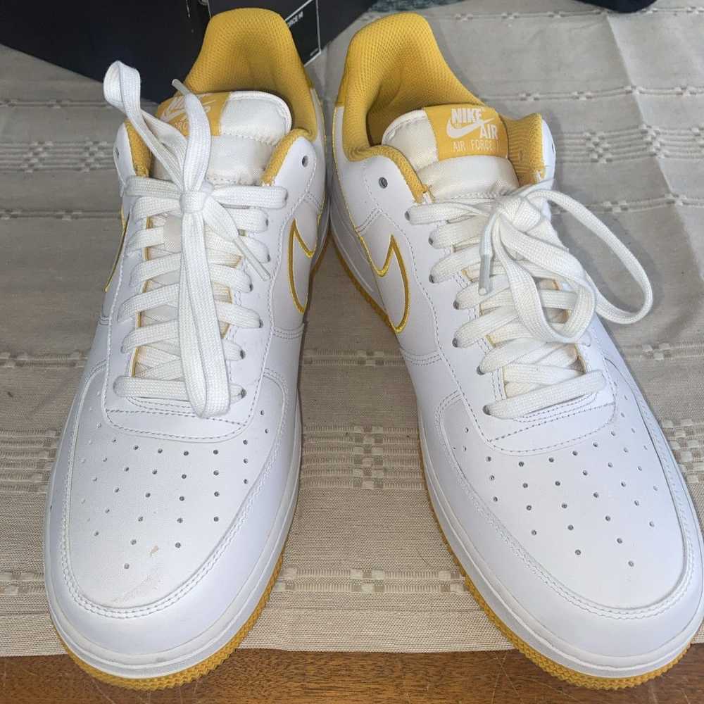 Nike Air Force 1 Low White And Yellow - image 11
