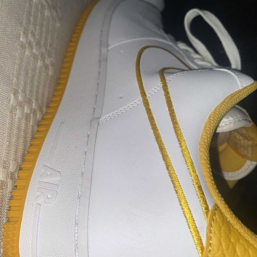 Nike Air Force 1 Low White And Yellow - image 4