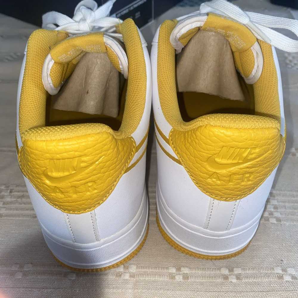 Nike Air Force 1 Low White And Yellow - image 5