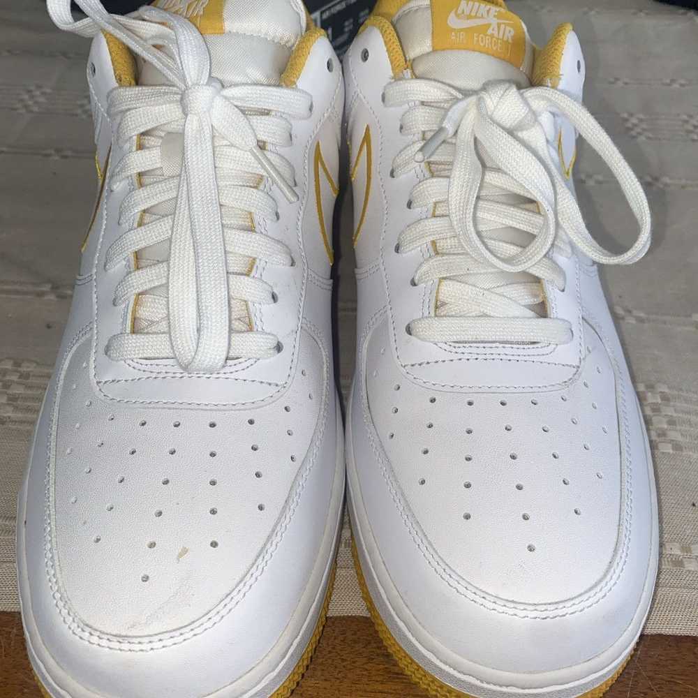 Nike Air Force 1 Low White And Yellow - image 6