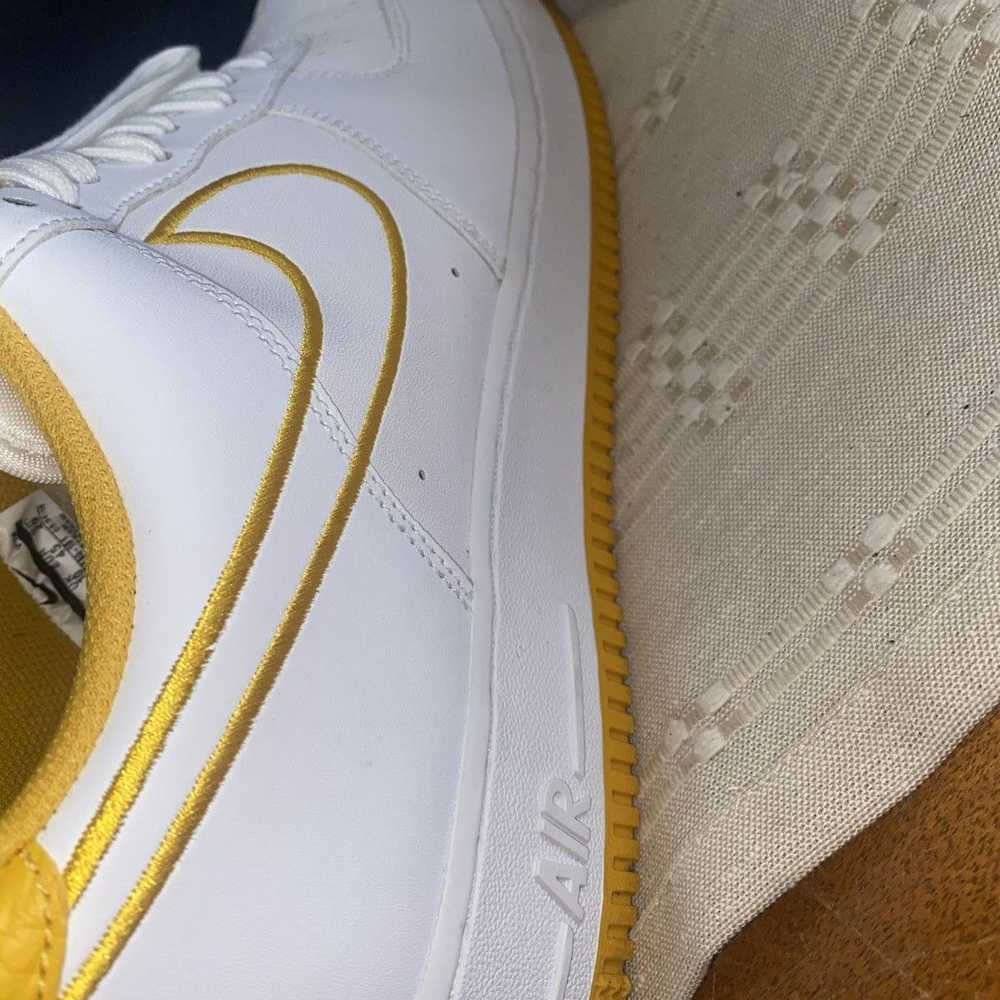 Nike Air Force 1 Low White And Yellow - image 8