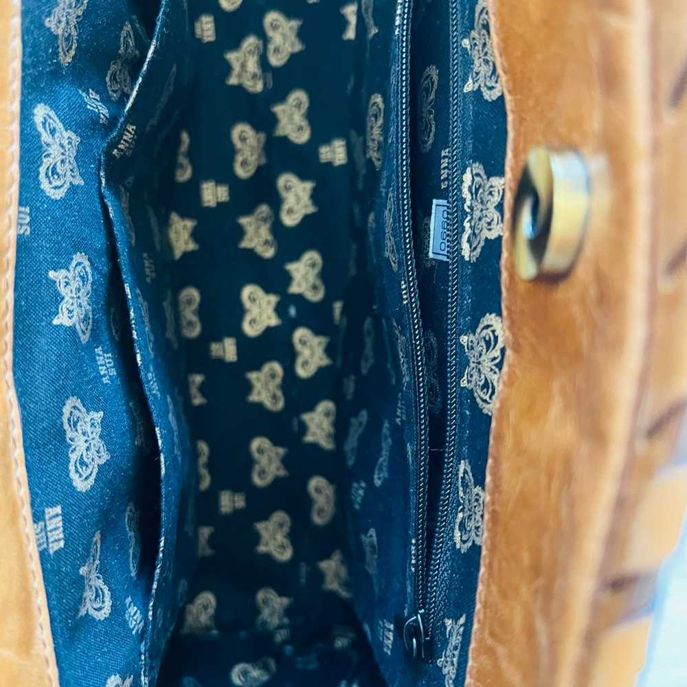 Anna Sui Designer Luxury Leather Handbag Satchel … - image 11