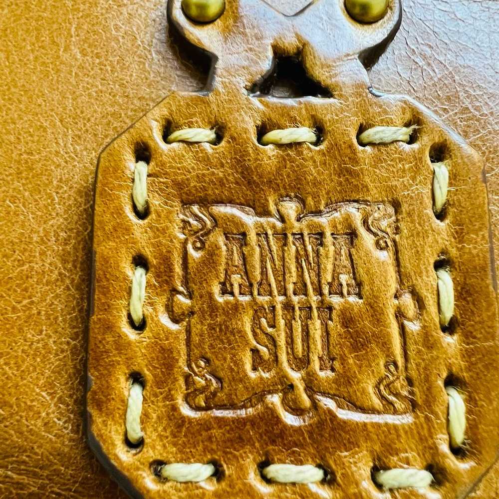 Anna Sui Designer Luxury Leather Handbag Satchel … - image 5