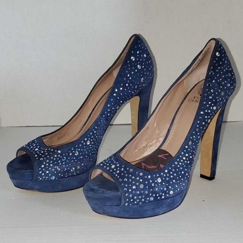 Vince Camuto Vince Camuto Heels Shoes Pumps Navy … - image 9