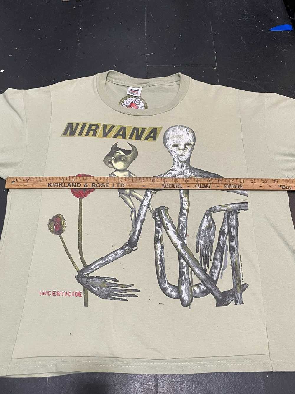 Band Tees × Nirvana × Vintage 1993 NIRVANA INCEST… - image 11