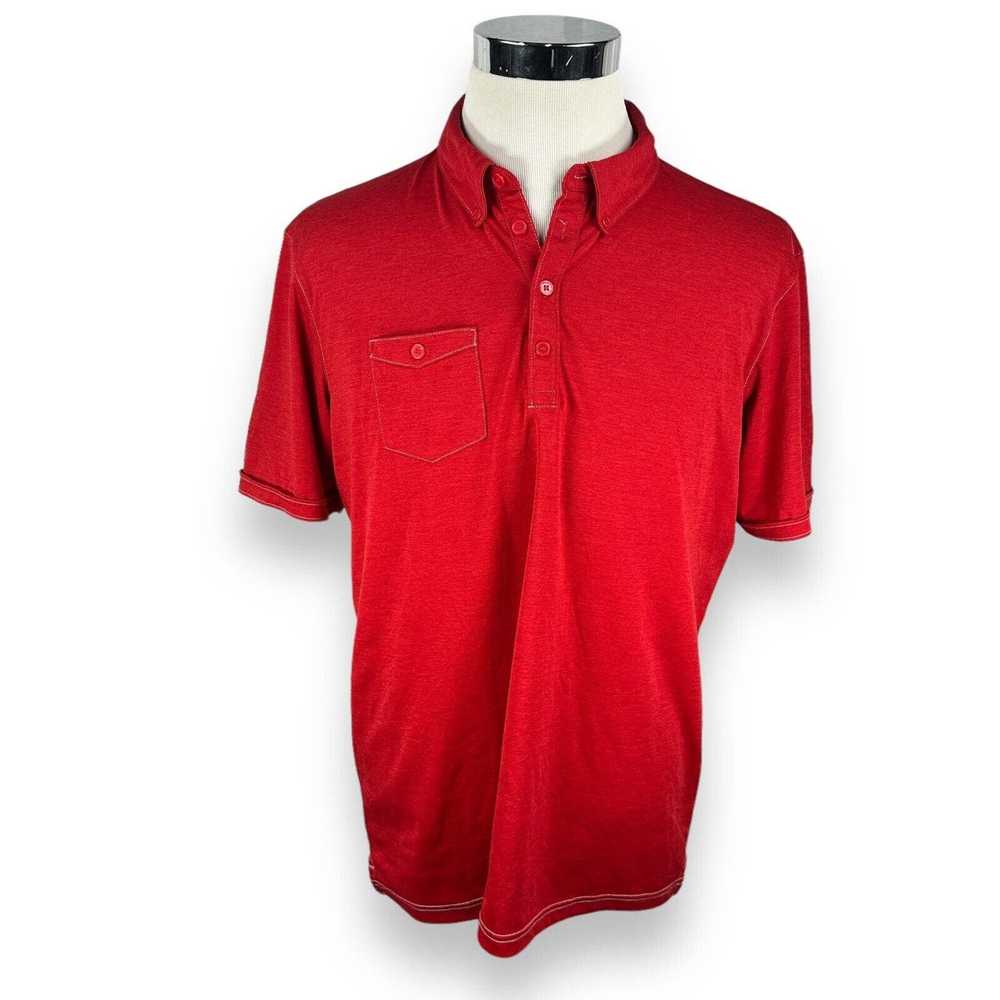 Ping Ping Polo Shirt XL Red Sensor cool Golf Pock… - image 1