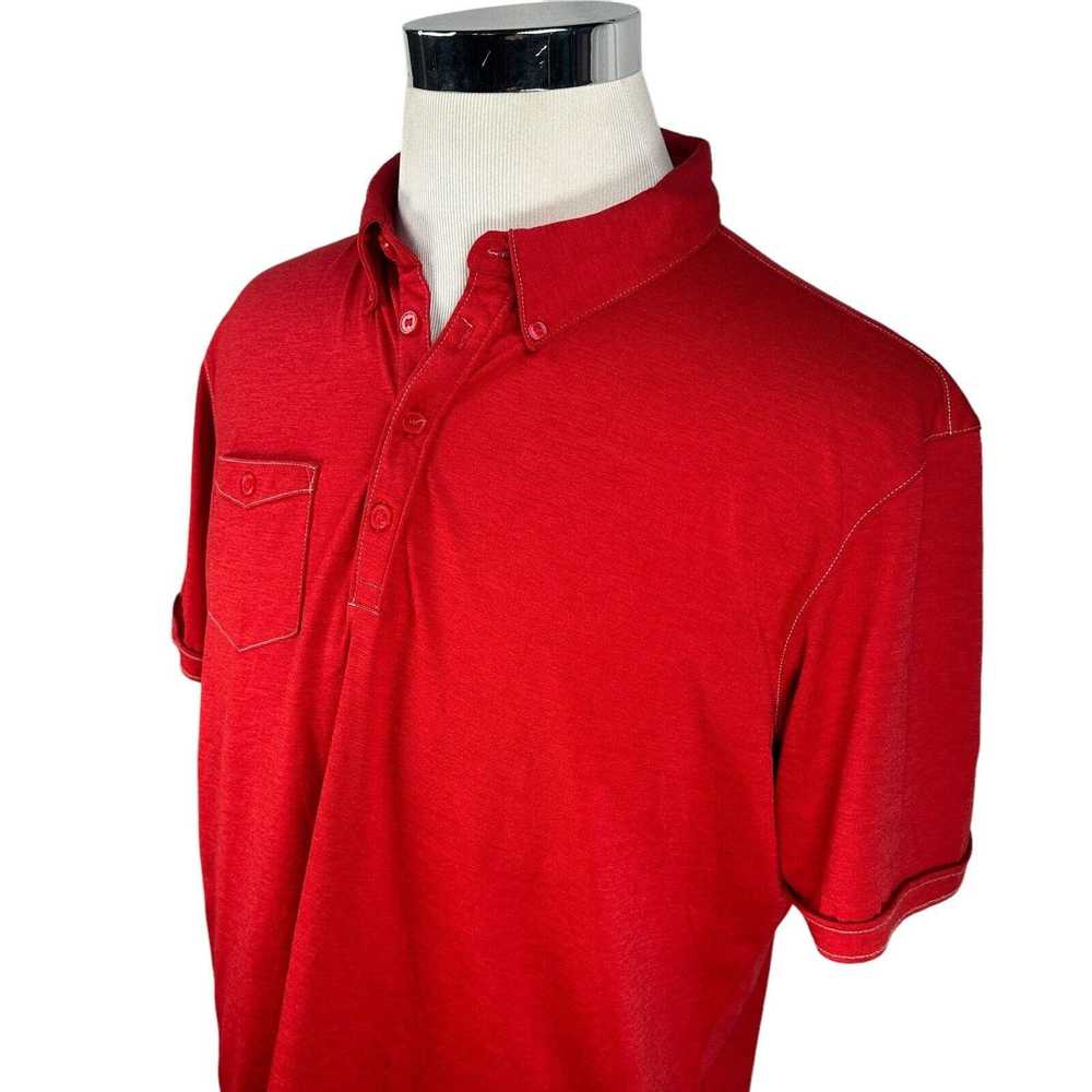 Ping Ping Polo Shirt XL Red Sensor cool Golf Pock… - image 3