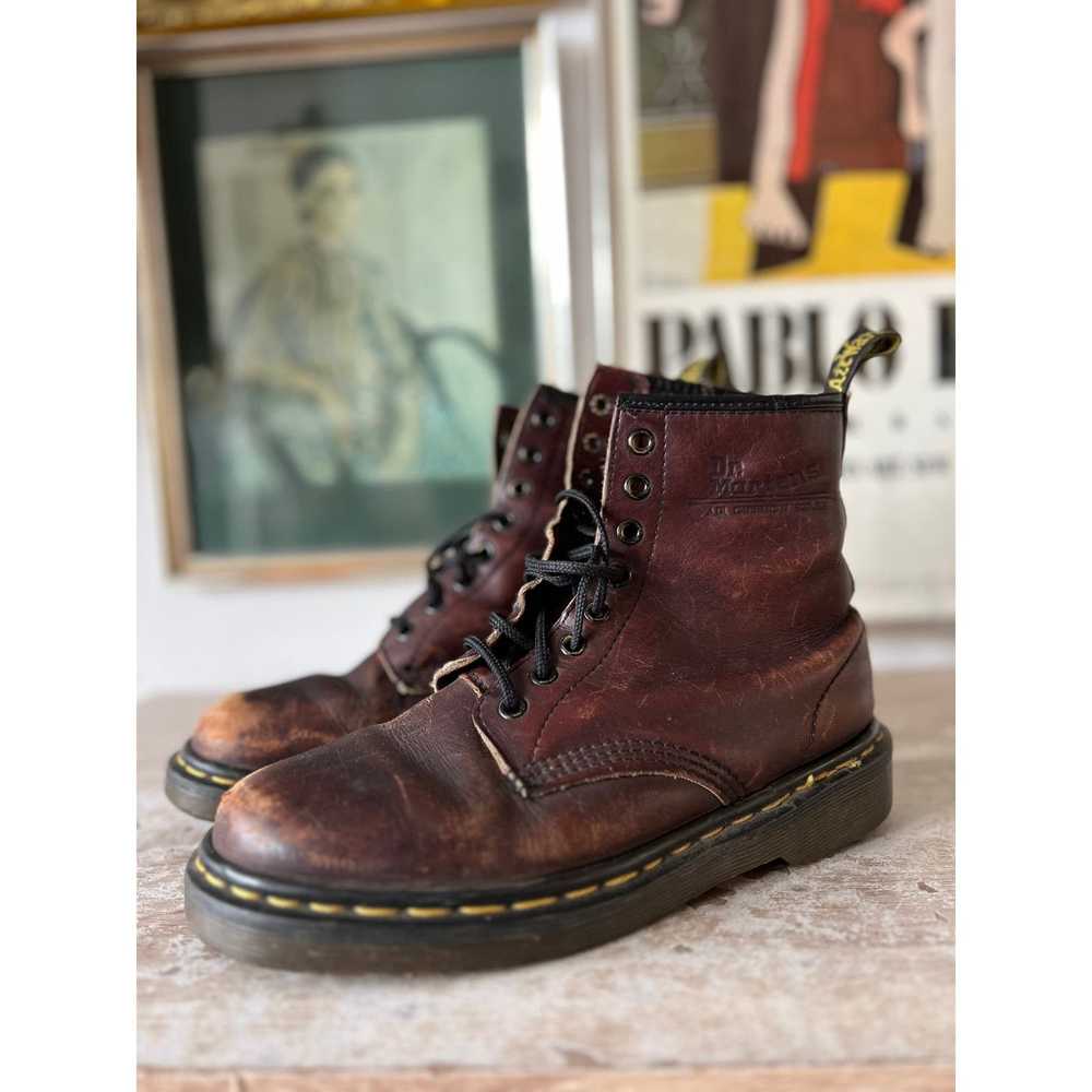 Dr. Martens Doc Marten Distressed Leather Boots L… - image 1