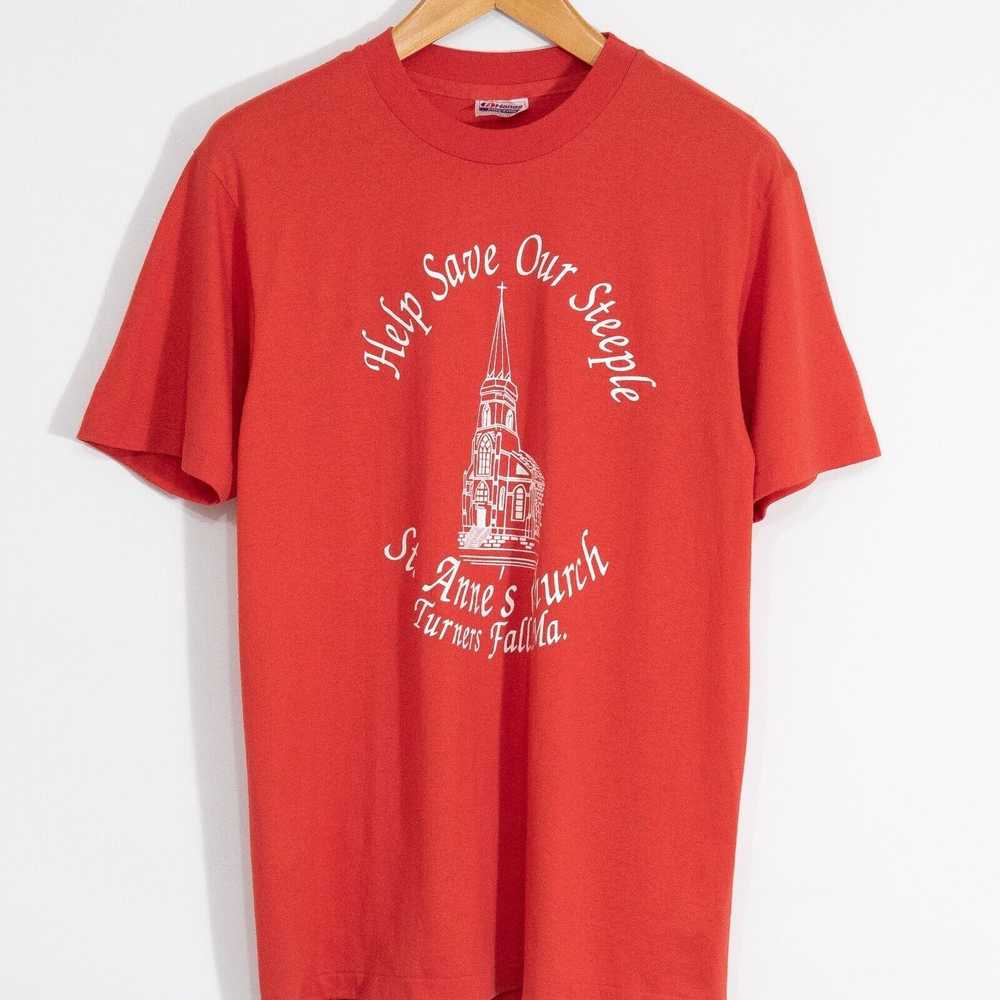 Vintage Vintage 80s St Annes Church T Shirt L - F… - image 2