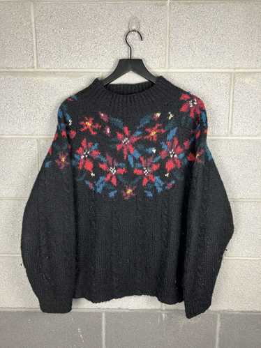 Coloured Cable Knit Sweater × Vintage Vintage LL … - image 1