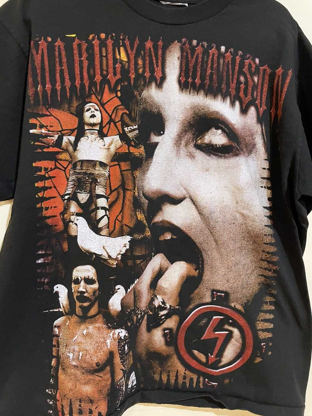 Marilyn Manson × Vintage Vintage Marilyn Manson F… - image 2