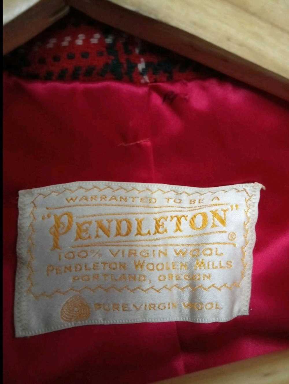 Pendleton × Vintage VTG PENDLETON WOOLENS PLAID T… - image 7