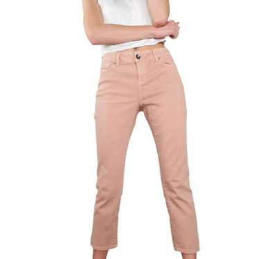 DKNY × Vintage Y2k DKNY Pink Jeans High Rise Crop… - image 1