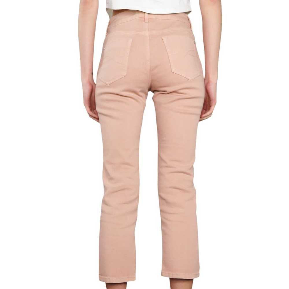 DKNY × Vintage Y2k DKNY Pink Jeans High Rise Crop… - image 3