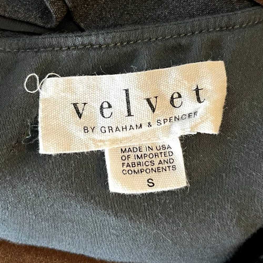 Velvet Velvet Graham Spencer Sz Small Gray Sleeve… - image 3