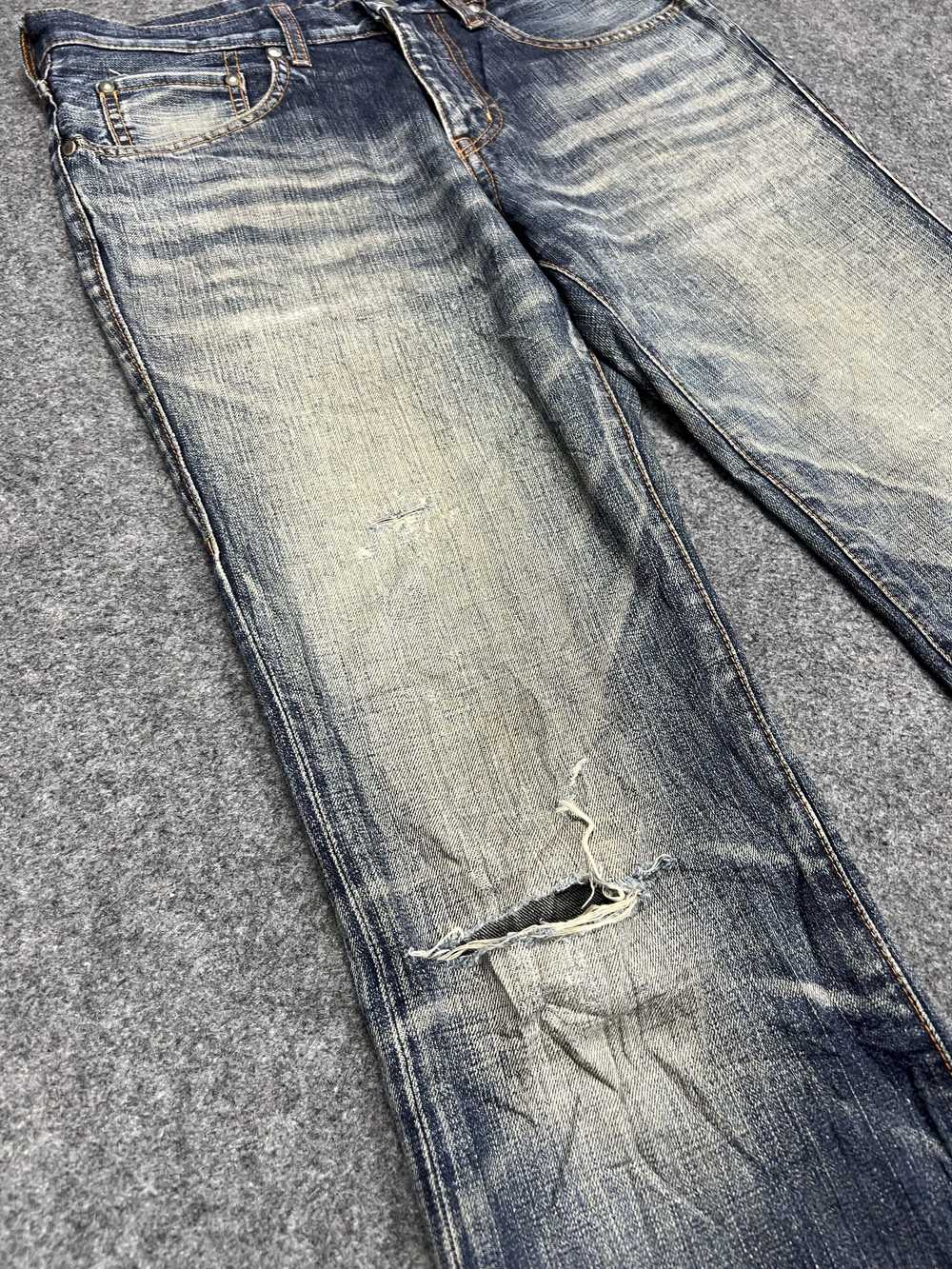 Japanese Brand × Streetwear × Very Rare Jeans Des… - image 11