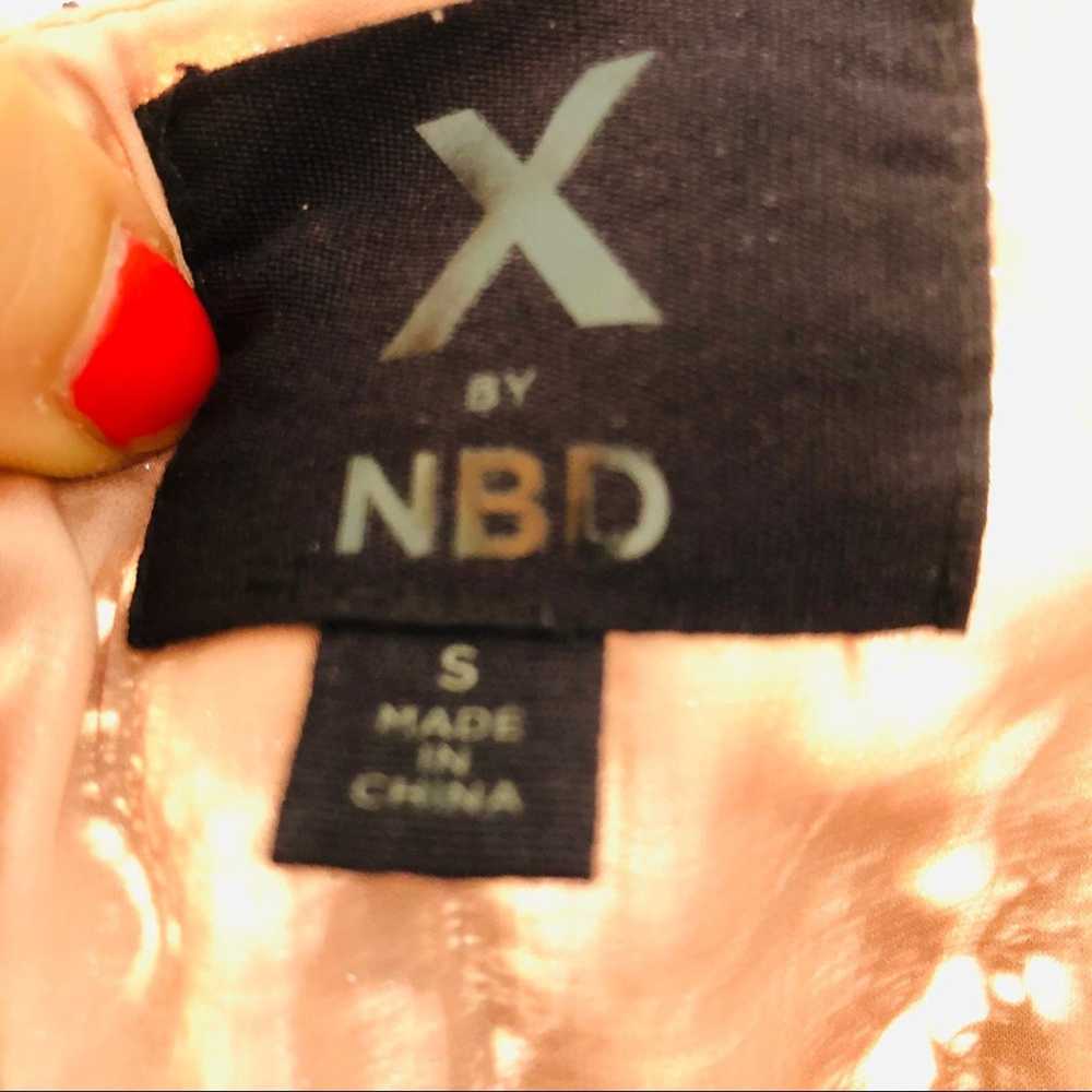 X X NBD REVOLVE Nova Black Lace Tan Mini Open Bac… - image 6