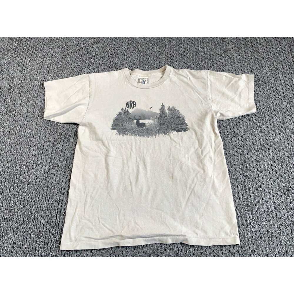 Vintage VTG NRA Deer Nature Print T-Shirt Adult L… - image 1