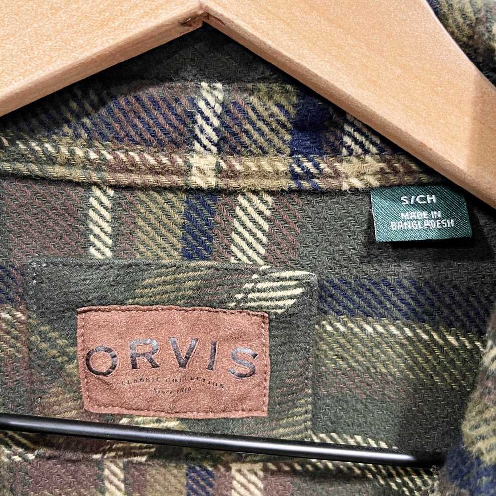 Orvis × Vintage Orvis Thick Flannel Button Front … - image 5