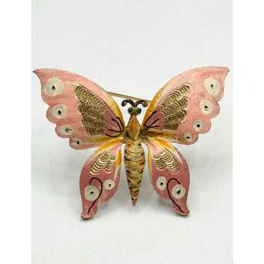 Vintage Vintage Coro Pegasus butterfly brooch pin - image 1