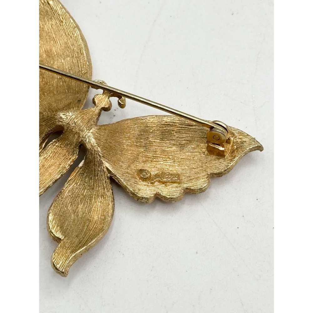 Vintage Vintage Coro Pegasus butterfly brooch pin - image 4